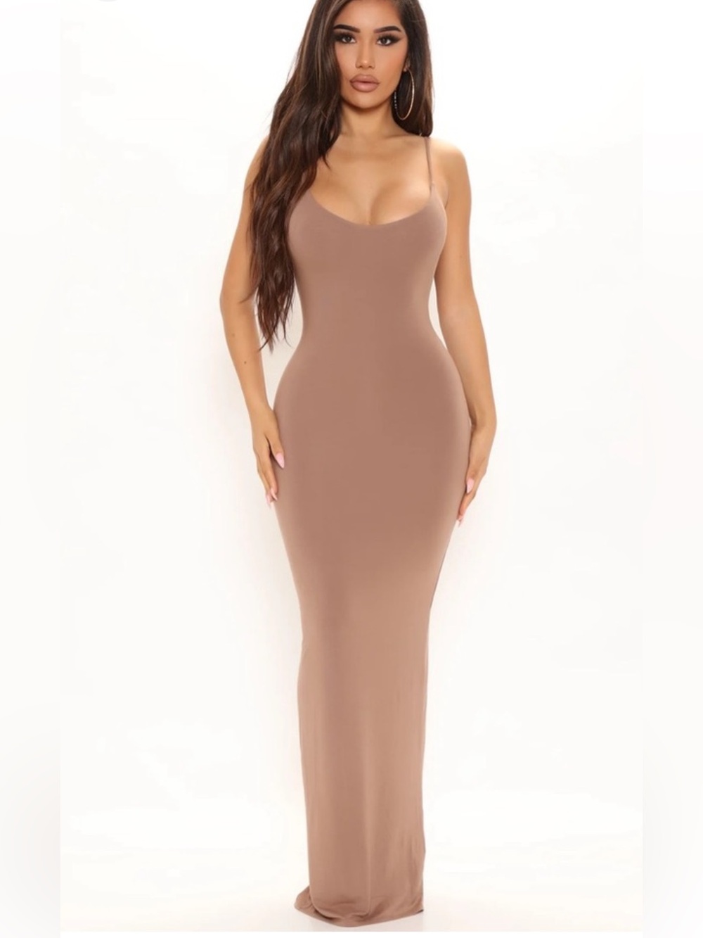 Tan Maxi Dress